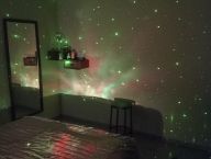 Astronauta proyector de cielo estrellado con control remoto, bello para cuarto o sala - Img 66648054