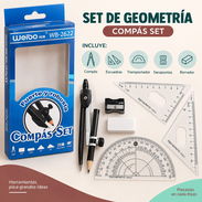 🛍️ Set Escolar de Compas 🔑 Código: sete571 💵 Precio: $5 USD (dólares) 📲 56740324 - Img 57657317
