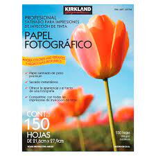 Paquete de Papel fotográfico Kirkland, sellado con 150 hojas - Img 63977513
