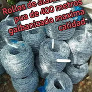 ❎❎Rollos de alambre de pua de 400 metros galbanizadosmaxima calidad - Img 49754826