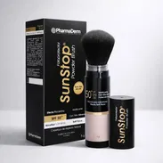 Protector Solar Mineral SunStop Powder Brush SPF 50 + - Img 54420623