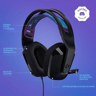 Audífonos Logitech G335 nuevo en caja - 7/7