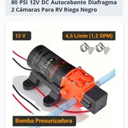 Bomba Presurizadora VEVOR 1.2 GPM 80 PSI 12V DC Autocebante Diafragma 2 Cámaras Para RV Riego - Img 55447823