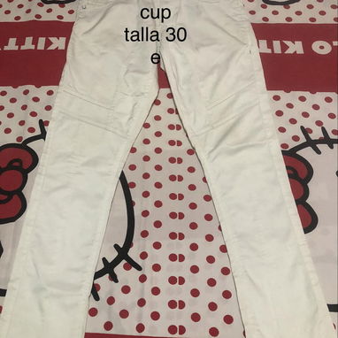 Putusas nuevo azul  talla  34. Camisa de  mezclilla talla L . Pitusa blanco talla  30. - Img 110930526