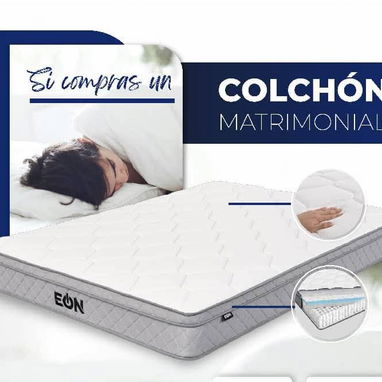 Colchón Importado EON de 10" Sellado al Vacío nuevo en Caja. ENVÍO GRATIS y Garantía. - 4/5