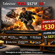 530usd TCL S571F de 58 pulgadas es un televisor LCD LED UHD 4K con Fire TV - Img 55530364