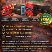 Inversores de corriente para apagones en Cuba | Convierte batería o carro en planta eléctrica - Img 54028425