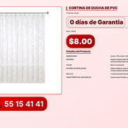 CORTINA DE DUCHA DE PVC VPT-0095 - Img 56197354