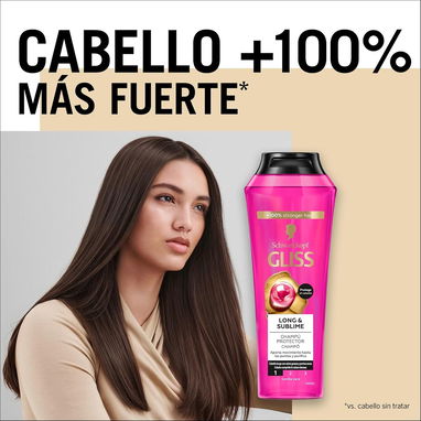 CHAMPÚ LONG & SUBLIME, 400 ML, PARA CABELLO LARGO CON RAÍCES GRASAS - Img 110975432