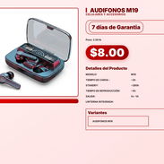 AUDIFONOS M19 . - Img 57555459