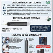 Mini Soldador de Puntos Portátil para Baterías y Electrónica - Img 57163761