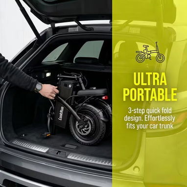 Bicicleta ElĂ©ctrica Plegable LockRun nueva con envĂo a domicilio incluĂdo - Img 123335449