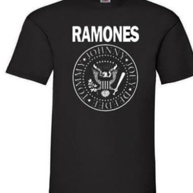 T-shirts negros de bandas de rock, tallas S,M,L - 9/9