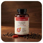 CoQ10 200mg con pimienta negra (NatureWise · 90 cápsulas blandas) - Img 58275629