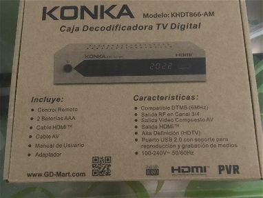 Cajita digital marca Konka nueva en caja usted la estrena - Img 68172712