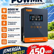 INBERSOR HIBRIDO POWMR 4000 W. Mensajería incluída - Img 57860327