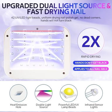 Lámparas UV/ LED recargables 168W - 3/6