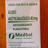 Ácido acetilsalicilico 81mg - Img 56972165