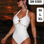 Truza enteriza blanca en talla M, L, XL - Img 55973274
