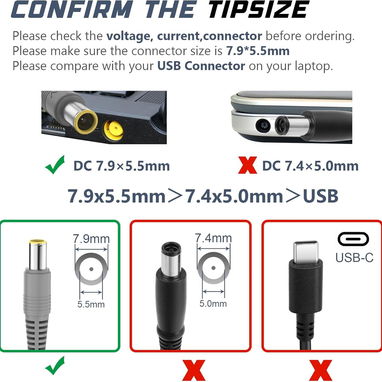 Cargador de corriente con adaptador de CA de 90 W, 20 V, 4.5 A, para Lenovo ThinkPad E40, E50, L410, L412,L420 53274327 - Img 122581950