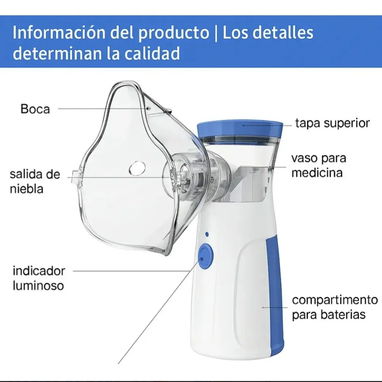 Nebulizador de uso x niños y adultos/alimentación USB - 4/4