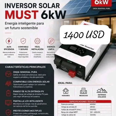 Las  mejores ofertas de kit de 6 kw con batería LiFePO4 de 10 kwh y de 15.36 kwh de la Habana - 4/5
