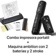 Combo impresora portatil + Maquina ambition con 2 baterias y 2 stroke - Img 57857788
