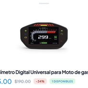 Velocímetro Digital Universal para Moto de gasolina - Img 56871756