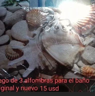 En venta juegos de alfombras para el baño 54138011 - Img 86047783