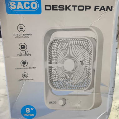Ventilador recargable marca Saco - 3/3