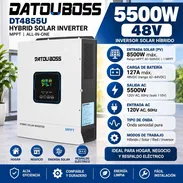 INVERSOR SOLAR HÍBRIDO DATOU BOSS 5500W 48V ⚡ Modelo: DT4855U (MPPT / All-in-One)   💡 - Img 58278538