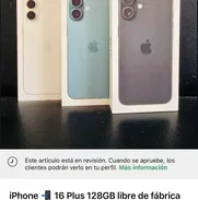 Iphone 16 Plus 128GB libre de fabrica Sellado en Caja - Img 49969305