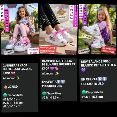 Tenis de niñas - 6/7