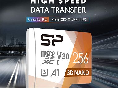 Microsd Silicon Power de 256gb SP Nueva sellada  27$ Whastapp +13054239430 - Img 31650845