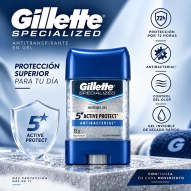 Gillette Desodorante en gel 82 g - 6/7