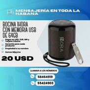 🎶 Combo de Bocina 1Hora con memoria USB de 64Gb 💲Precio: 20$ - Img 54683288