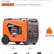 Generador Inverter Ainvolt Super Silencioso Dualfuel 8000W - (Gasolina y gas de balita) - Img 56431870