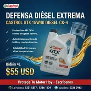 🛢️ Castrol GTX 15W40 DIESEL CK-4 (4L): Protección PREMIUM - Para Motores Nuevos y Antiguos. - Img 56692180