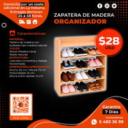👟 ZAPATERA 🥾 DE MADERA WOOD. SERVICIO DE MENSAJERÍA CON FACTURA Y GARANTÍA. TL 548333699 - Img 57612651