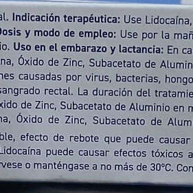 Hemorroidal, pomada para las hemorroides contiene Lidocaina, Hidrocortisona, Óxido de Zinc, Subacetato de Aluminio. - 2/3