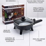 📦Sartén eléctrico  ‼️ Bajo consumo ideales para ecoflow  ✅Marca Universal Royal  💸70 USD - Img 56522953