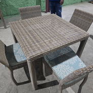 Juego d comedor o terrasa 350 usd. Domicilio gratis en Santa Clara, municipios x costo adicional - Img 58055673