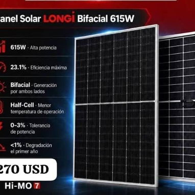 Paneles solares bifaciales de 615w y 620w - 2/2