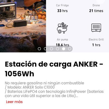 Estación de carga ANKER - 1056Wh. / Modelo: ANKER Solix C1000 - Img 114848273