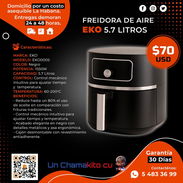 🍗 FREIDORA 🍗 FREIDORA DE AIRE EKO 5.7 LITROS. FACTURA, GARANTÍA Y SERVICIO DE ENTREGA. TLF 54833799 - Img 54252746