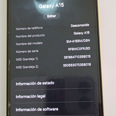 Vendo celular Samsumg A17, Samsung A15 y Samsung S6 de uso - 4/9