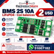 BMS 2S 10A LiFePO4 con Balanceo - Img 57860431