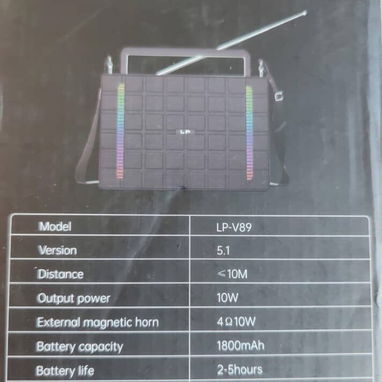 Bocinas con panel solar. Se escuchan super alto Precio 40usd - Img 122761701