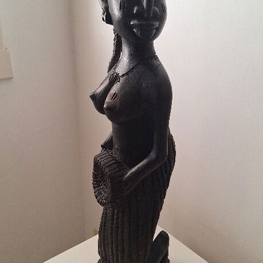 Estatua africana de madera de 67 cm. - 4/5