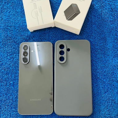 Teléfonos Samsung nuevos 🆕 con cover y cargador 30W - Img 123634200